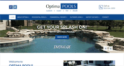 Desktop Screenshot of optimapools.com